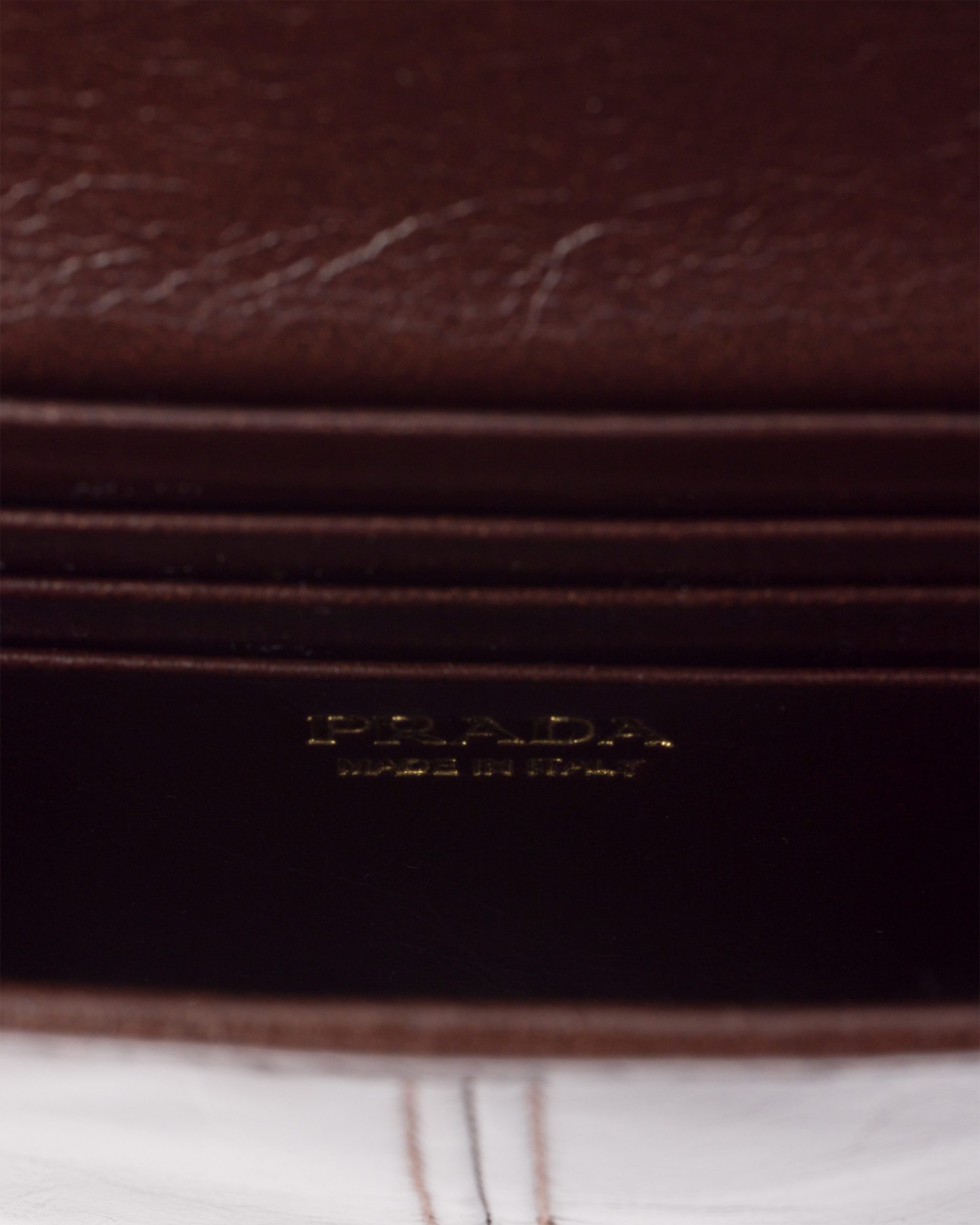 Prada Leather wallet with shoulder strap - Image 2